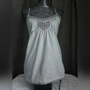 Elegant Gray/Green Women's Shirt